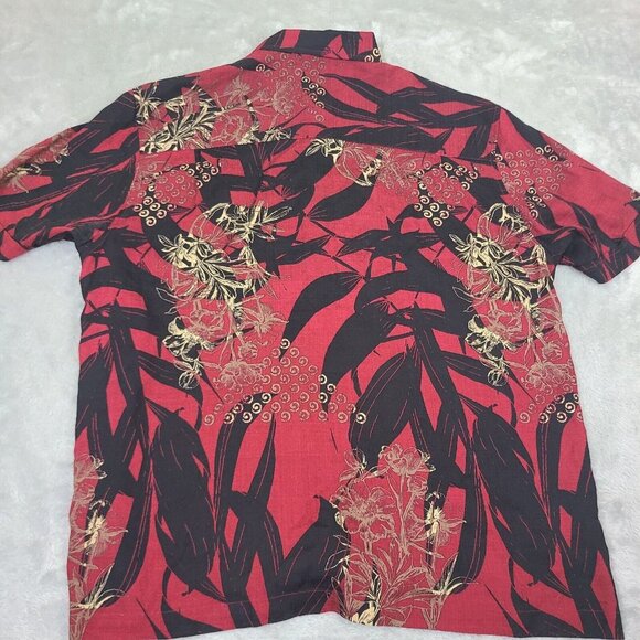 Cubavera Men's Size X-large Hawaiian Shirt Short Sleeve Button-Down Shirt - Picture 11 of 11
